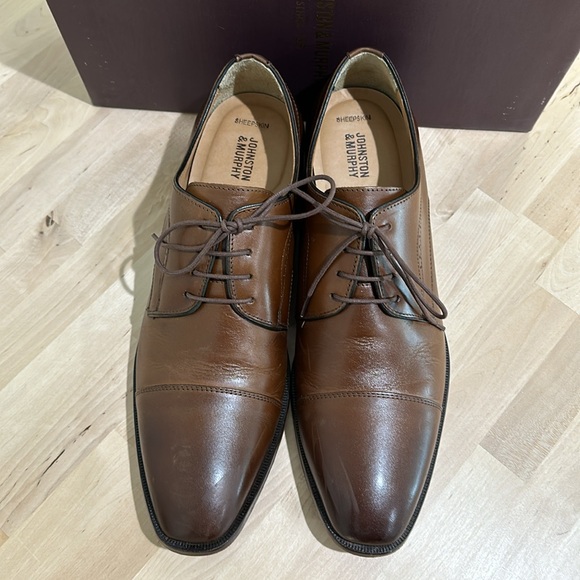 Johnston & Murphy McClain Cap Toe Dress Oxford Derby - Size 11.5 - Picture 3 of 3